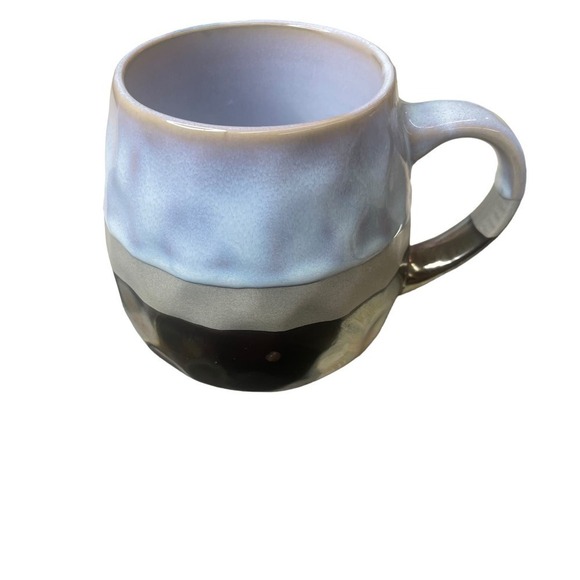 ROSHER‎ Stoneware Mug Metallic Artisan Drip Glaze - Picture 3 of 4